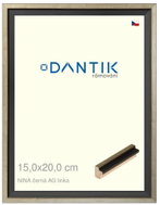 DANTIK frame 15 × 20, NINA black AG line glass clear - Photo Frame