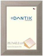 DANTIK frame 29,7 × 42, Caa Decapato white plexi clear - Photo Frame
