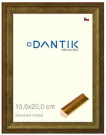 DANTIK frame 15 × 20, Old gold smooth glass clear - Photo Frame