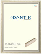 DANTIK frame 15 × 20, NINA white AG line clear glass - Photo Frame