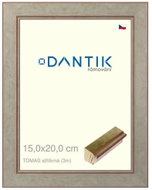 DANTIK frame 15 × 20, TOMAS silver glass clear - Photo Frame