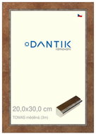 DANTIK frame 20 × 30, TOMAS copper glass clear - Photo Frame