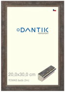 DANTIK frame 20 × 30, TOMAS grey glass clear - Photo Frame