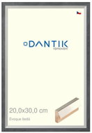 DANTIK frame 20 × 30, EVOQUE grey glass clear - Photo Frame
