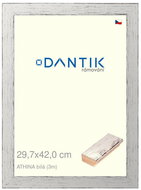 DANTIK frame 29,7 × 42, ATHINA White plexi clear - Photo Frame