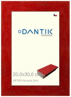 DANTIK frame 20 × 30, RETRO red glass clear - Photo Frame
