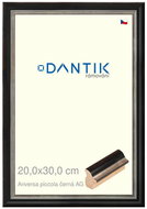 DANTIK frame 20 × 30, ANIVERSA piccola black AG glass clear - Photo Frame