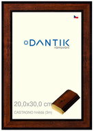 DANTIK frame 20 × 30, CASTAGNO brown glass clear - Photo Frame