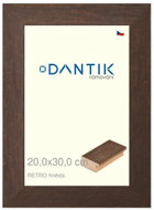 DANTIK frame 20 × 30, RETRO brown glass clear - Photo Frame