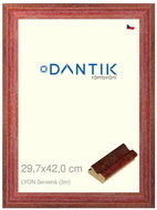 DANTIK frame 29,7 × 42, LYON red plexi clear - Photo Frame