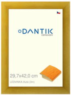 DANTIK frame 29,7 × 42, LEDVINKA yellow plexi clear - Photo Frame