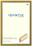 DANTIK frame 20 × 30, EVOQUE yellow glass clear - Photo Frame