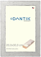 DANTIK frame 20 × 30, ATHINA White glass clear - Photo Frame
