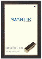 DANTIK frame 20 × 30, TOMAS black glass clear - Photo Frame