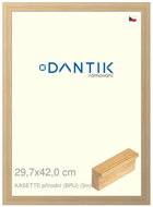 DANTIK frame 29,7 × 42, KASSETTE natural BPU plexi clear - Photo Frame