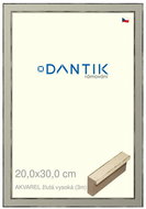 DANTIK frame 20 × 30, Aquarelle yellow high glass clear - Photo Frame
