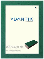 DANTIK frame 29,7 × 42, RETRO green plexi clear - Photo Frame