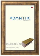 DANTIK frame 20 × 30, TRITON gold glass clear - Photo Frame