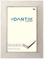 DANTIK frame 20 × 30, RETRO white glass clear - Photo Frame