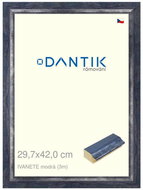 DANTIK frame 29,7 × 42, IVANETE blue plexi clear - Photo Frame