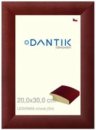 DANTIK frame 20 × 30, LEDVINKA burgundy glass clear - Photo Frame