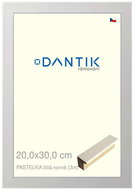 DANTIK frame 20 × 30, PASTEL white straight glass clear - Photo Frame