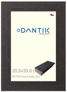 DANTIK frame 20 × 30, RETRO dark grey glass clear - Photo Frame