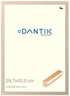 DANTIK frame 29,7 × 42, CARINA White plexi clear - Photo Frame