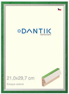 DANTIK frame 21 × 29,7, EVOQUE green glass clear - Photo Frame