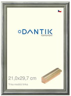 DANTIK frame 21 × 29,7, Y-ka blue line glass clear - Photo Frame