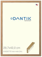 DANTIK frame 29,7 × 42, KASSETTE oak small plexi clear - Photo Frame