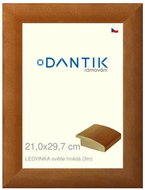 DANTIK frame 21 × 29,7, LEDVINKA light brown glass clear - Photo Frame
