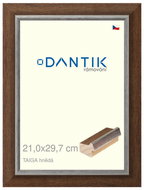 DANTIK frame 21 × 29,7, TAIGA brown glass clear - Photo Frame