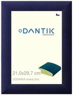 DANTIK frame 21 × 29,7, LEDVINKA blue glass clear - Photo Frame