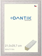 DANTIK frame 21 × 29,7, BEAUTY White glass clear - Photo Frame