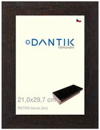 DANTIK frame 21 × 29,7, RETRO black glass clear - Photo Frame