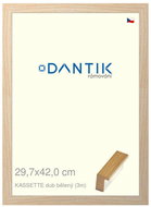 DANTIK frame 29,7 × 42, KASSETTE bleached oak plexi clear - Photo Frame