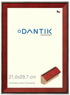 DANTIK frame 21 × 29,7, INCLINATA colouri red glass clear - Photo Frame