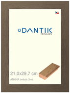DANTIK frame 21 × 29,7, Athina brown glass clear - Photo Frame