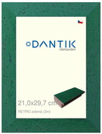 DANTIK frame 21 × 29,7, RETRO green glass clear - Photo Frame