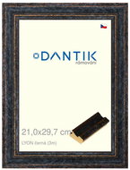DANTIK frame 21 × 29,7, LYON black glass clear - Photo Frame