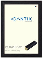 DANTIK frame 21 × 29,7, BEAUTY black glass clear - Photo Frame
