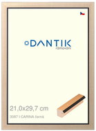 DANTIK frame 21 × 29,7, CARINA black glass clear - Photo Frame