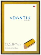 DANTIK frame 21 × 29,7, INCLINATA colouri yellow glass clear - Photo Frame