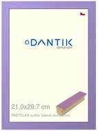 DANTIK frame 21 × 29,7, PASTELKA light purple straight glass clear - Photo Frame