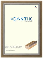 DANTIK frame 29,7 × 42, TAIGA beige plexi clear - Photo Frame