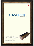 DANTIK frame 29,7 × 42, TRITON black plexi clear - Photo Frame