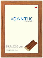 DANTIK frame 29,7 × 42, LYON brown plexi clear - Photo Frame