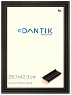 DANTIK frame 29,7 × 42, Grace Piccola black plexi clear - Photo Frame
