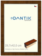 DANTIK frame 29,7 × 42, Hockey stick and Ag edge cherry plexi clear - Photo Frame